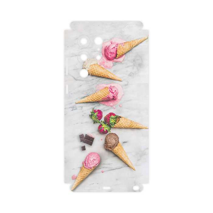 برچسب پوششی ماهوت مدل Funnel-ice-cream-FullSkin مناسب برای گوشی موبایل سامسونگ Galaxy S22 Ultra 5G