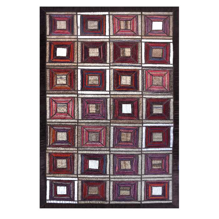 فرش دستبافت چهار متری امیرخیز مدل چهل تیکه کد 101543