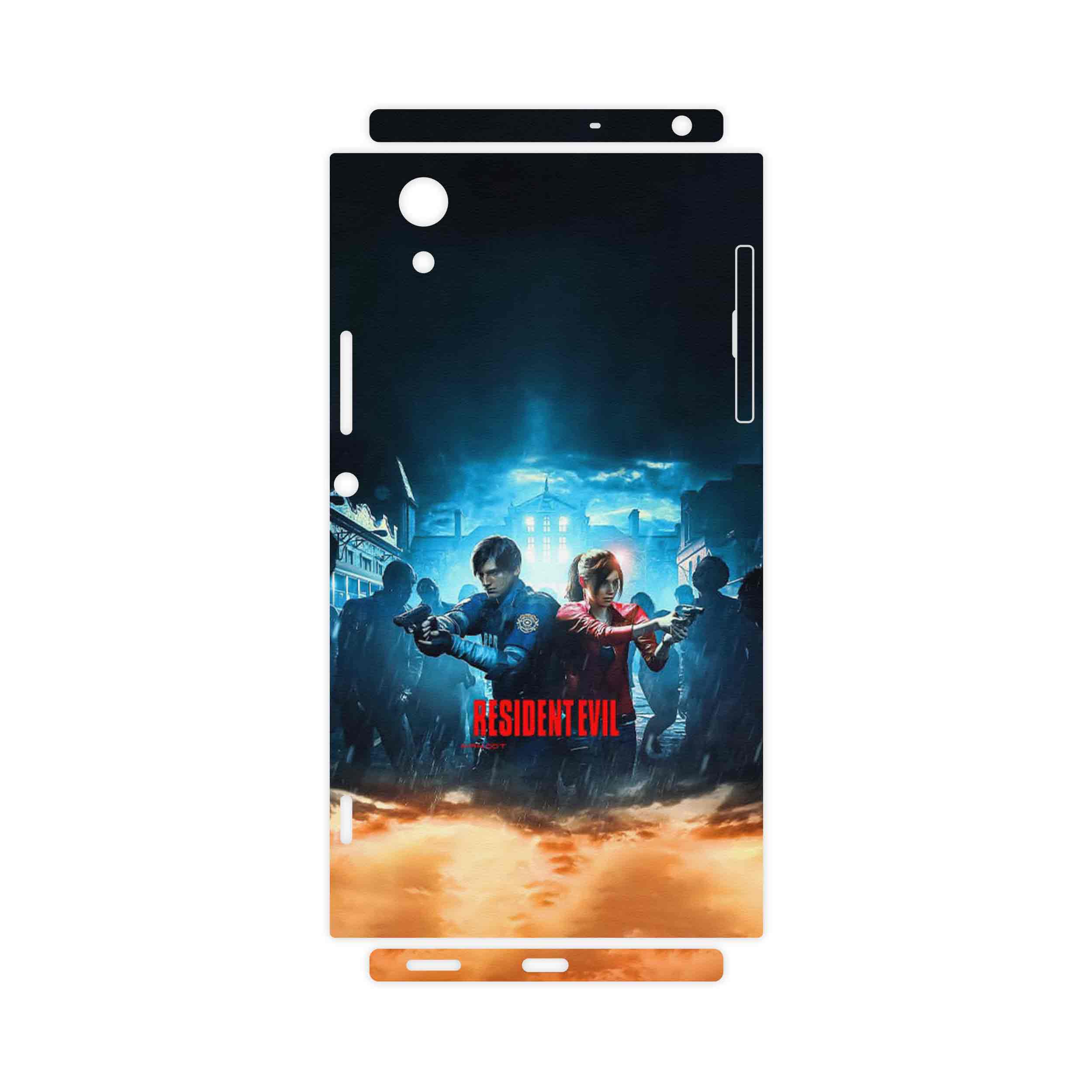 برچسب پوششی ماهوت مدل Residentevil Game Series-FullSkin مناسب برای گوشی موبایل سونی Xperia XA1