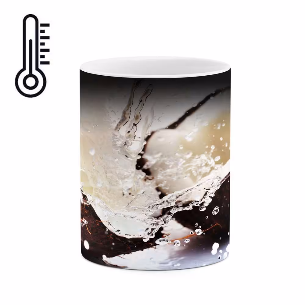 ماگ حرارتی طرح نارگیل  مدل mgph11084