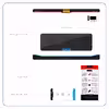 برچسب پوششی ماهوت مدل Black-Snake-Leather مناسب برای تبلت مایکروسافت Surface Pro 2 2013
