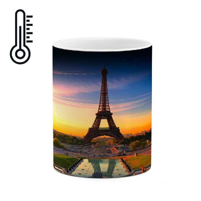 ماگ حرارتی طرح برج ایفل پاریس مدل mgph14504