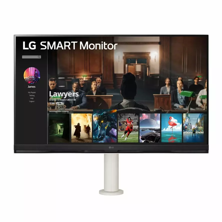 مانیتور 32 اینچ ال جی 32SQ780S W UHD Smart