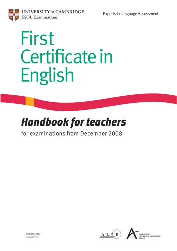 خرید و دانلود نسخه کامل کتاب first certificate teachers book