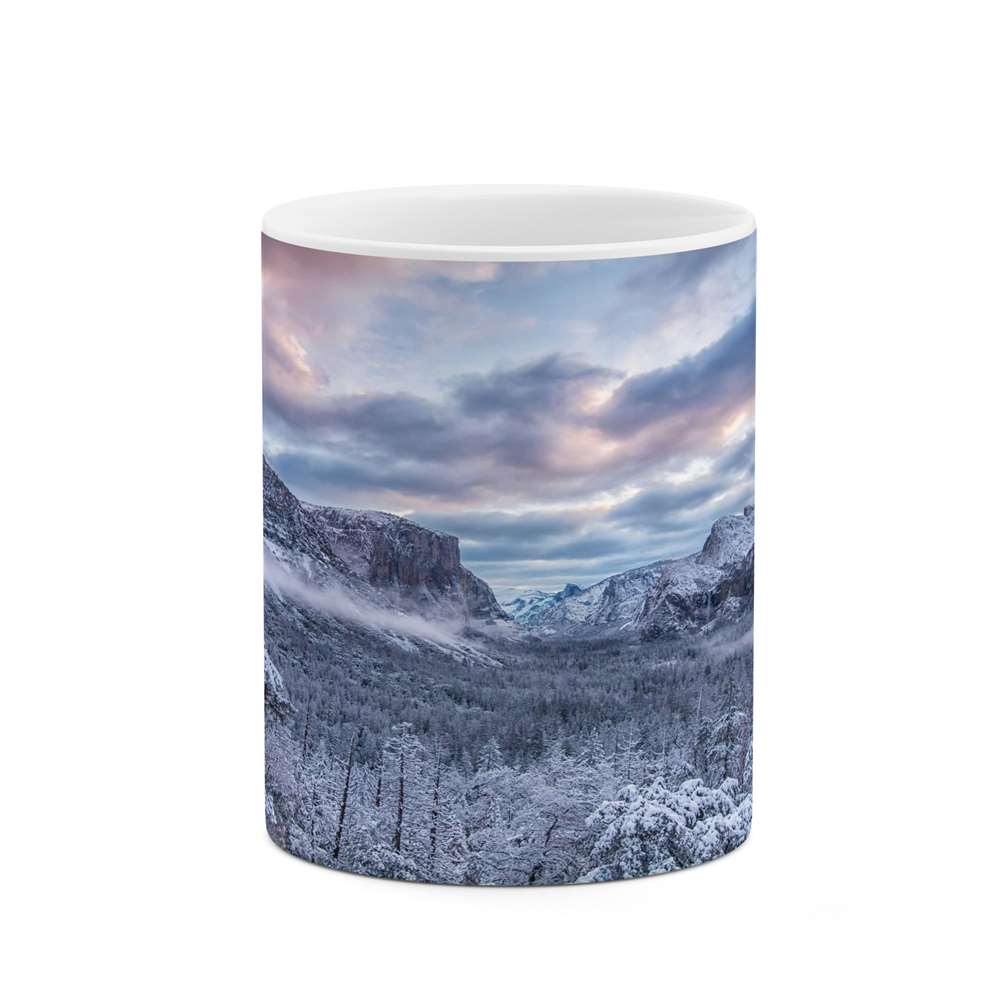 ماگ کاکتی طرح منظره برفی مدل mgs14906