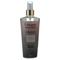 اسپری خوشبو کننده بدن زنانه ویتامول مدل Chanel Coco Mademoiselle حجم 250 میلی لیتر