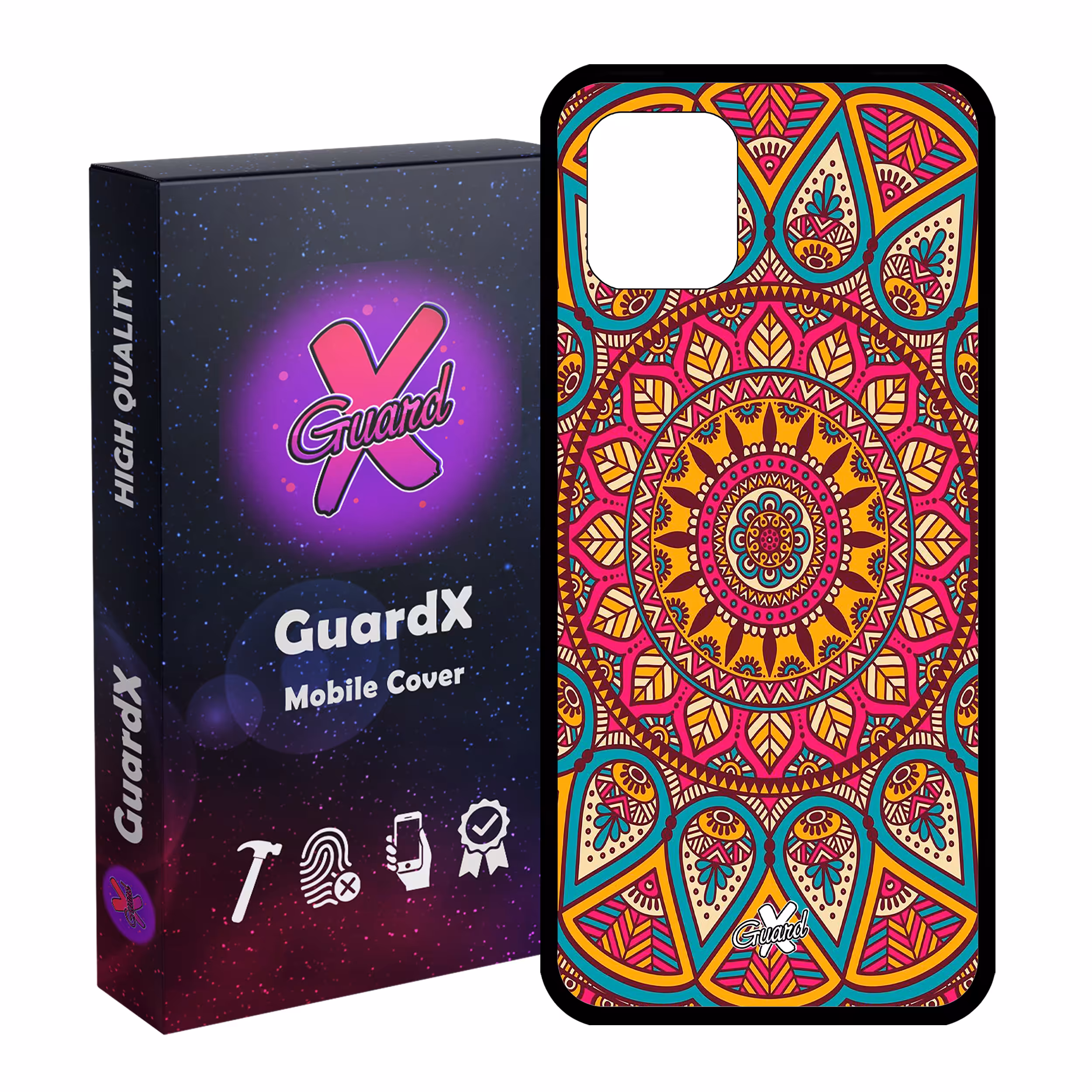 کاور گارد ایکس طرح Mandala مدل Glass10131 مناسب برای گوشی موبایل سامسونگ Galaxy Note 10 Lite