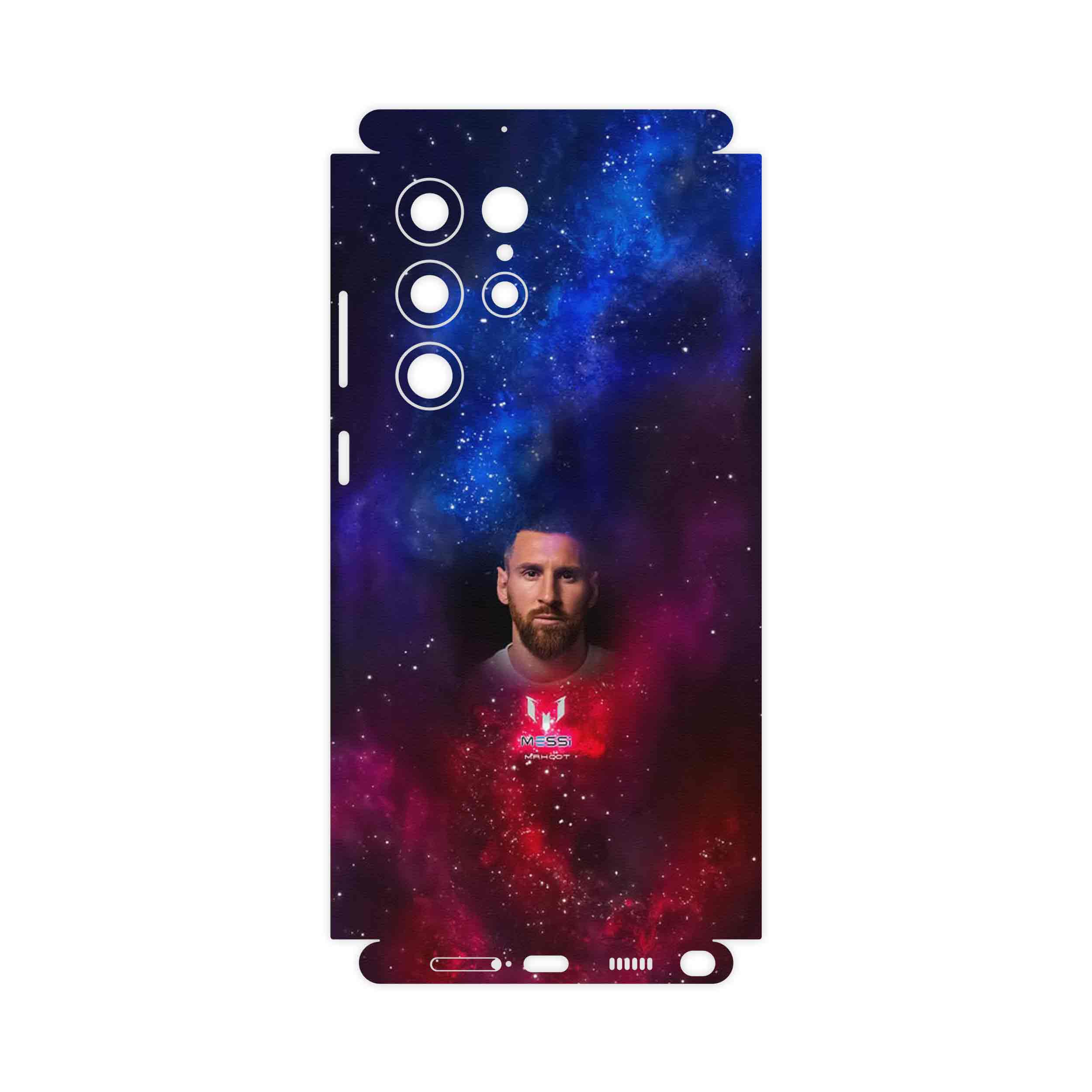برچسب پوششی ماهوت مدل Lionel Messi 1-FullSkin مناسب برای گوشی موبایل سامسونگ Galaxy S22 Ultra 5G