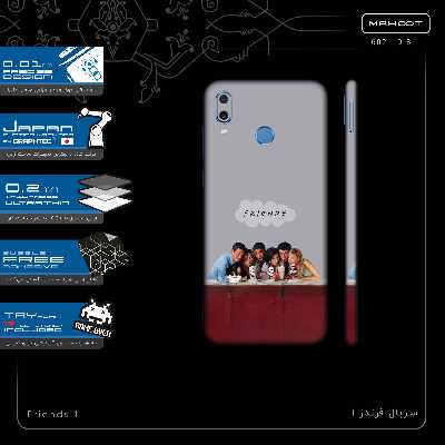 برچسب پوششی ماهوت مدل Friends 1-FullSkin مناسب برای گوشی موبایل آنر Play