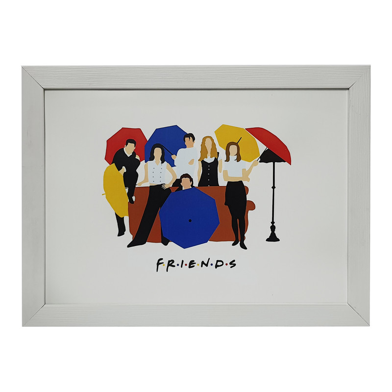 تابلو طرح Friends مدل PrFrnd4w | دنیای قاب