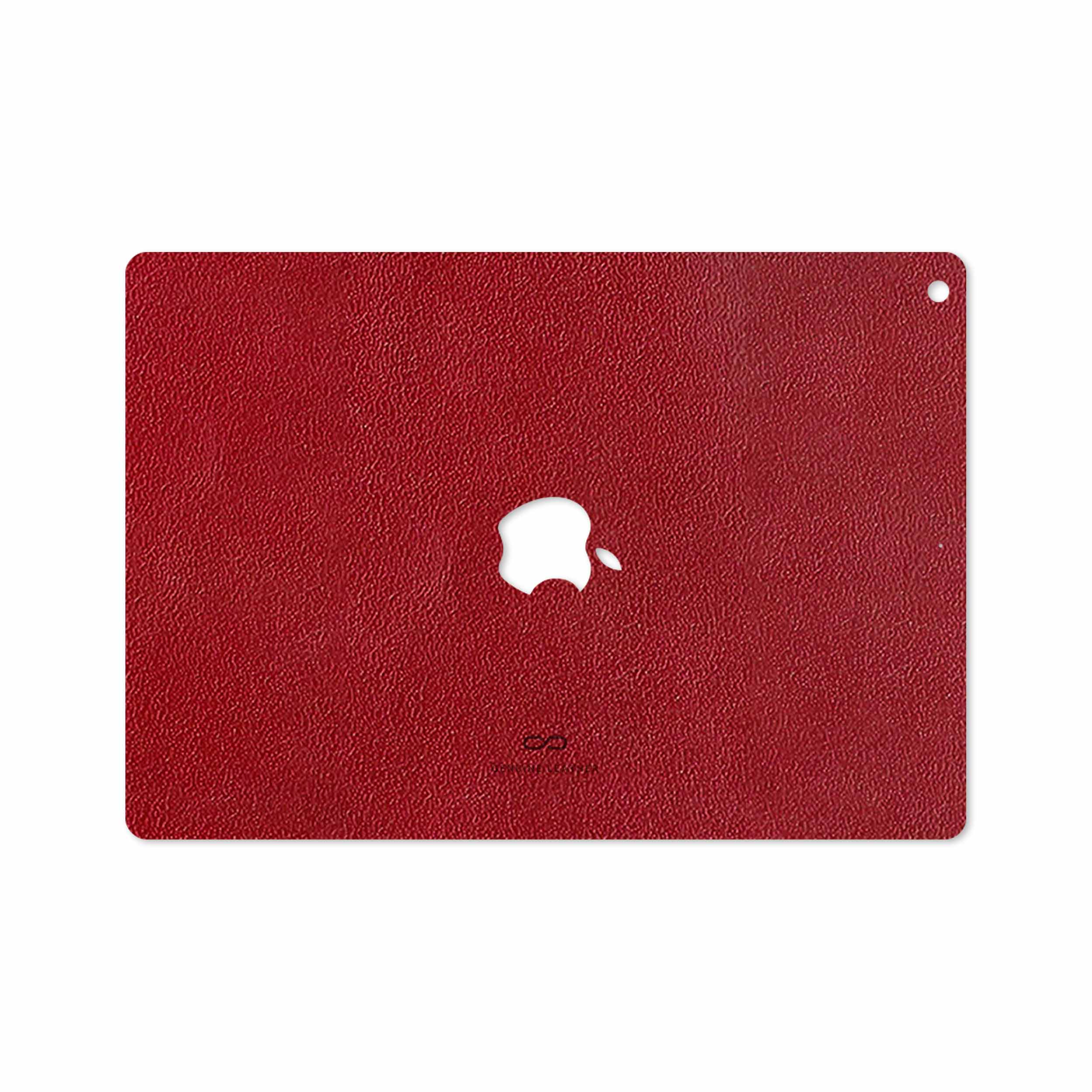 برچسب پوششی ماهوت مدل Red-Leather مناسب برای تبلت اپل iPad 9.7 (GEN 5) 2017 A1823