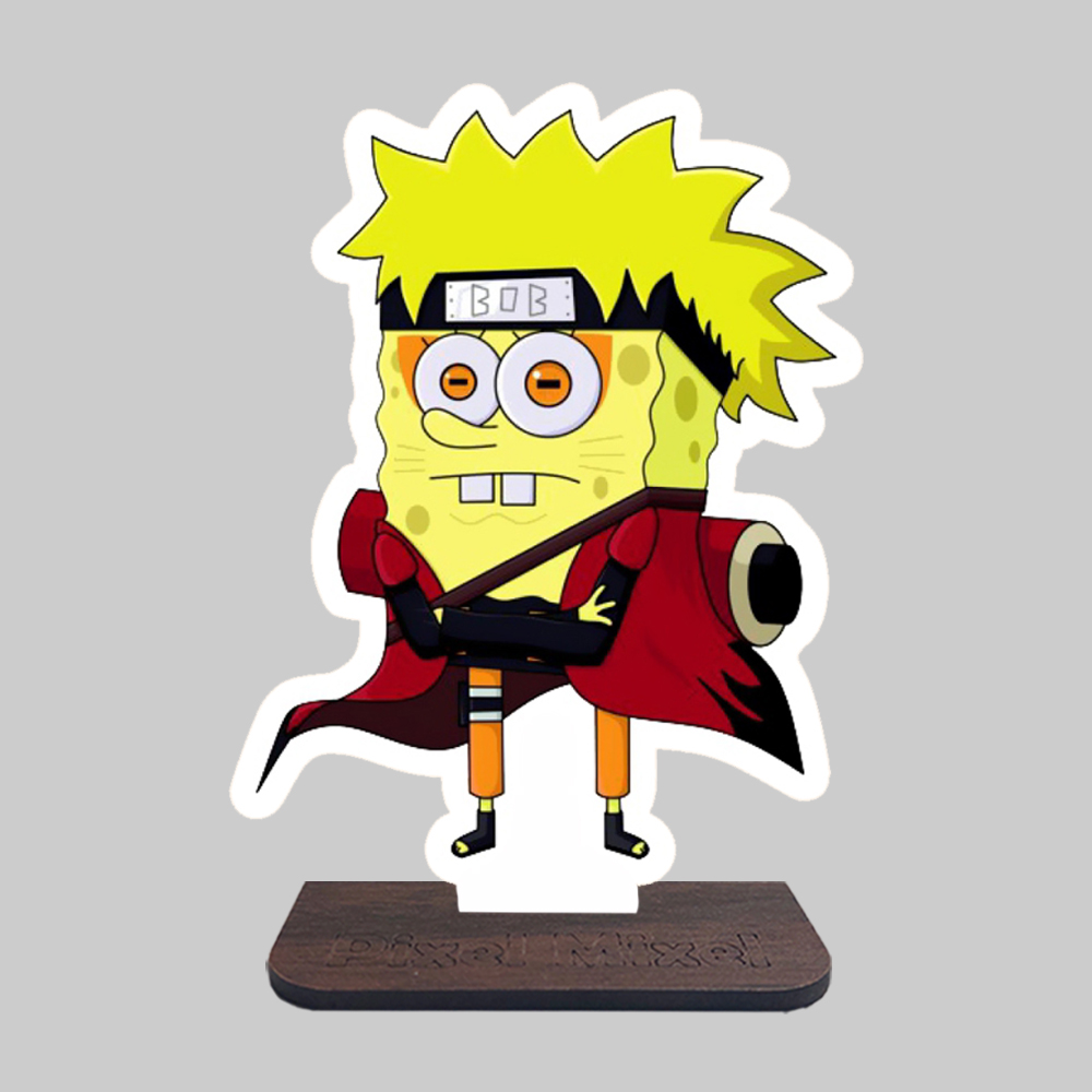 استند رومیزی پیکسل میکسل مدل انیمه ناروتو و باب اسفنجی