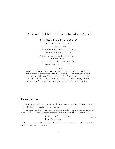 خرید و دانلود نسخه کامل کتاب Existence of h-bubbles in a perturbative setting