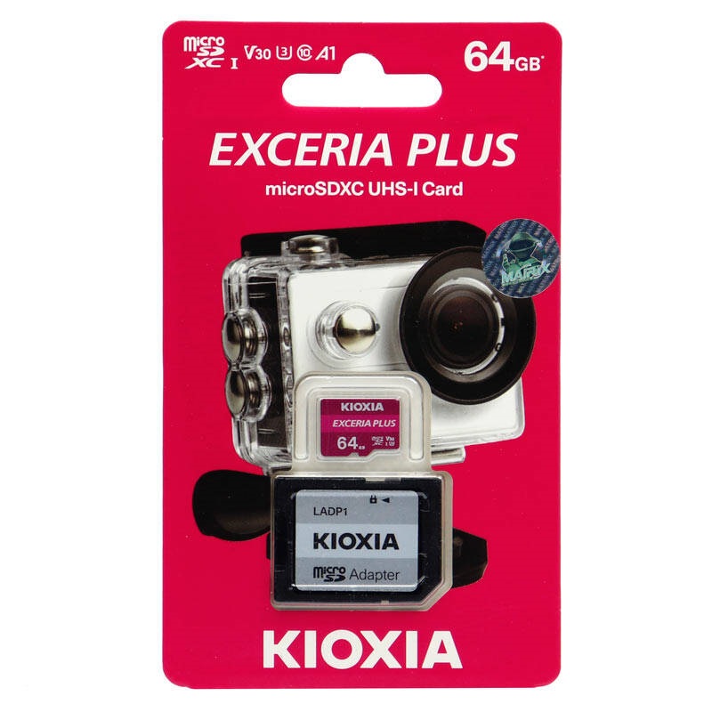 رم میکرو 64 گیگ کیوکسیا Kioxia EXCERIA A1 U3 V30 C10 100MB/s   خشاب