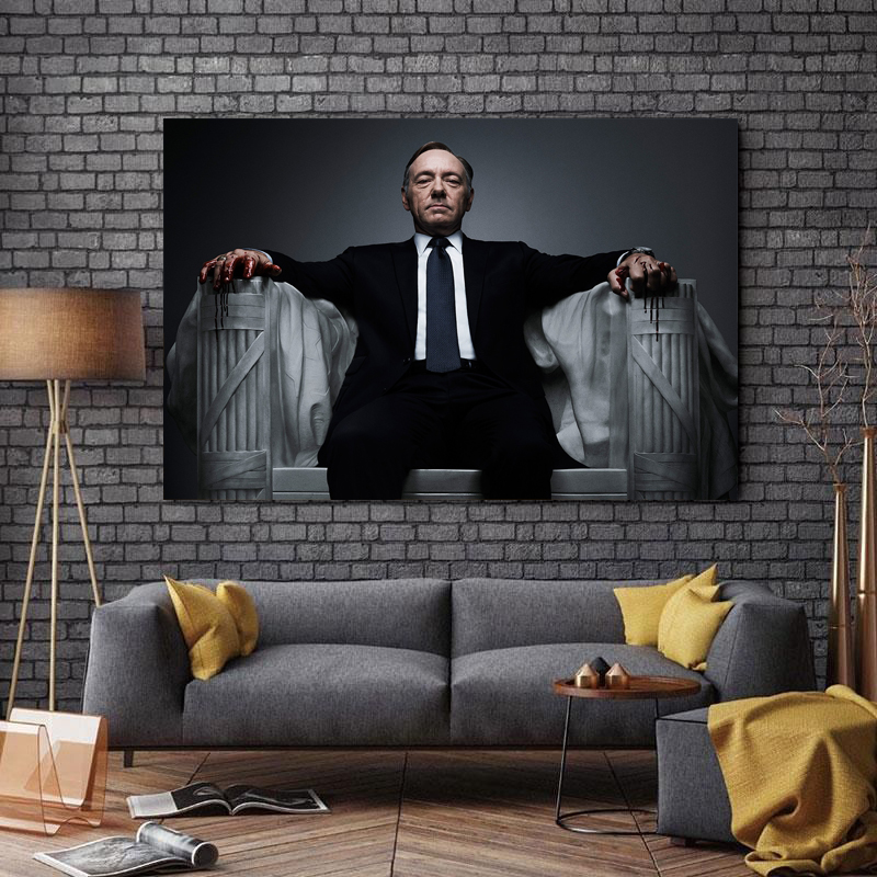 تابلو شاسی طرح House Of Cards مدل Kevin Spacey کد A11