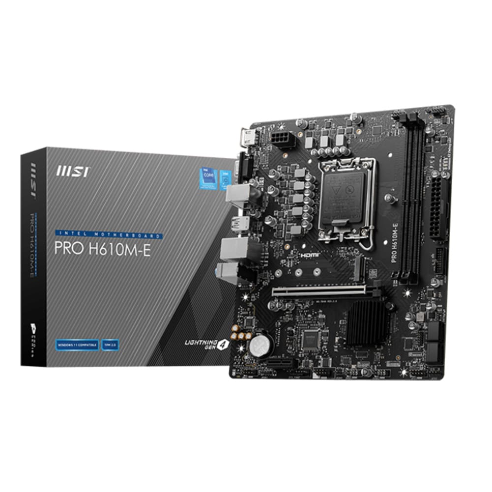 مادربرد مدل H610M-E Pro D5 MSI ام اس آی