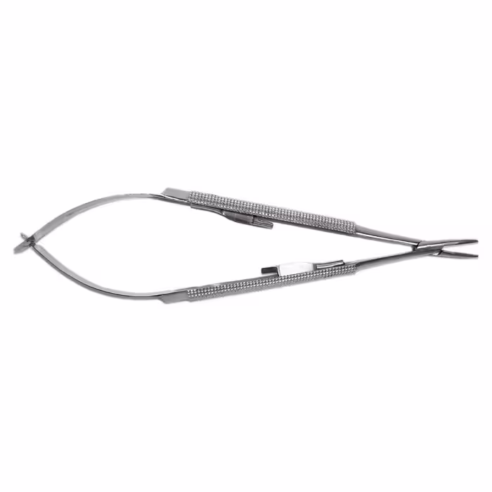 سوزنگیر کاستروویجو هیرا فرا طب مدل مستقیم طلایی Hira Fara Teb castroviejo needle holder 