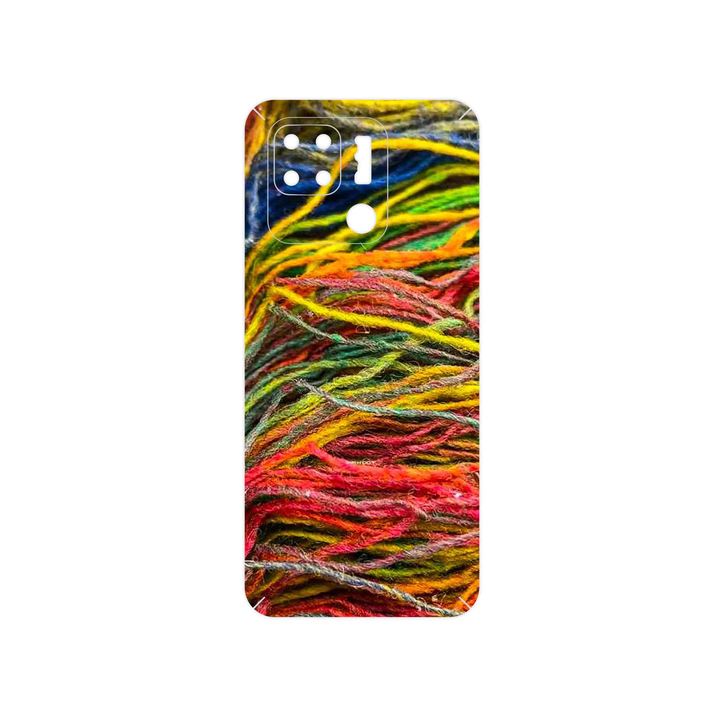 برچسب پوششی ماهوت مدل Fabric Texture 9 مناسب برای گوشی موبایل شیائومی Redmi 10C