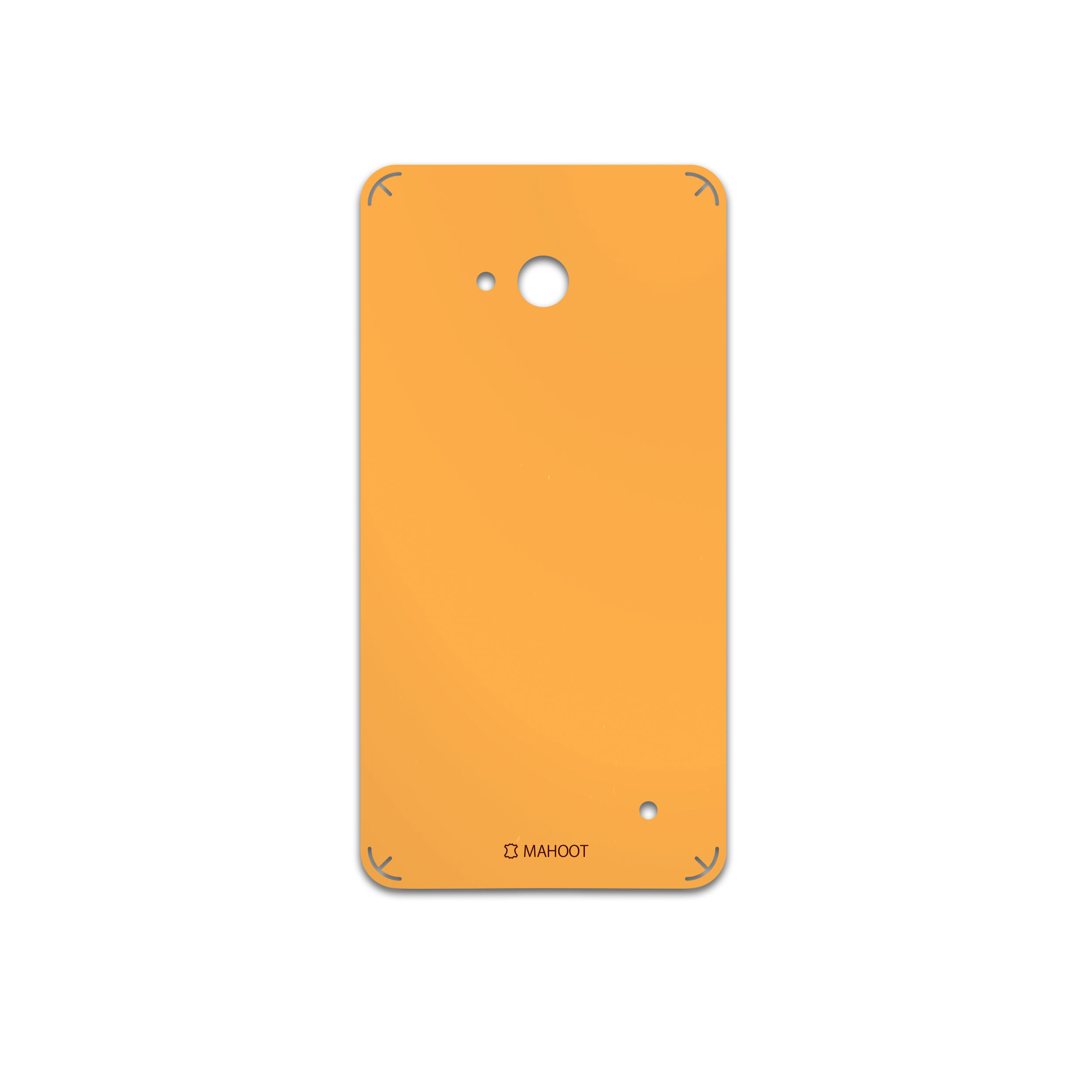 برچسب پوششی ماهوت مدل Matte-Orange مناسب برای گوشی موبایل مایکروسافت Lumia 640