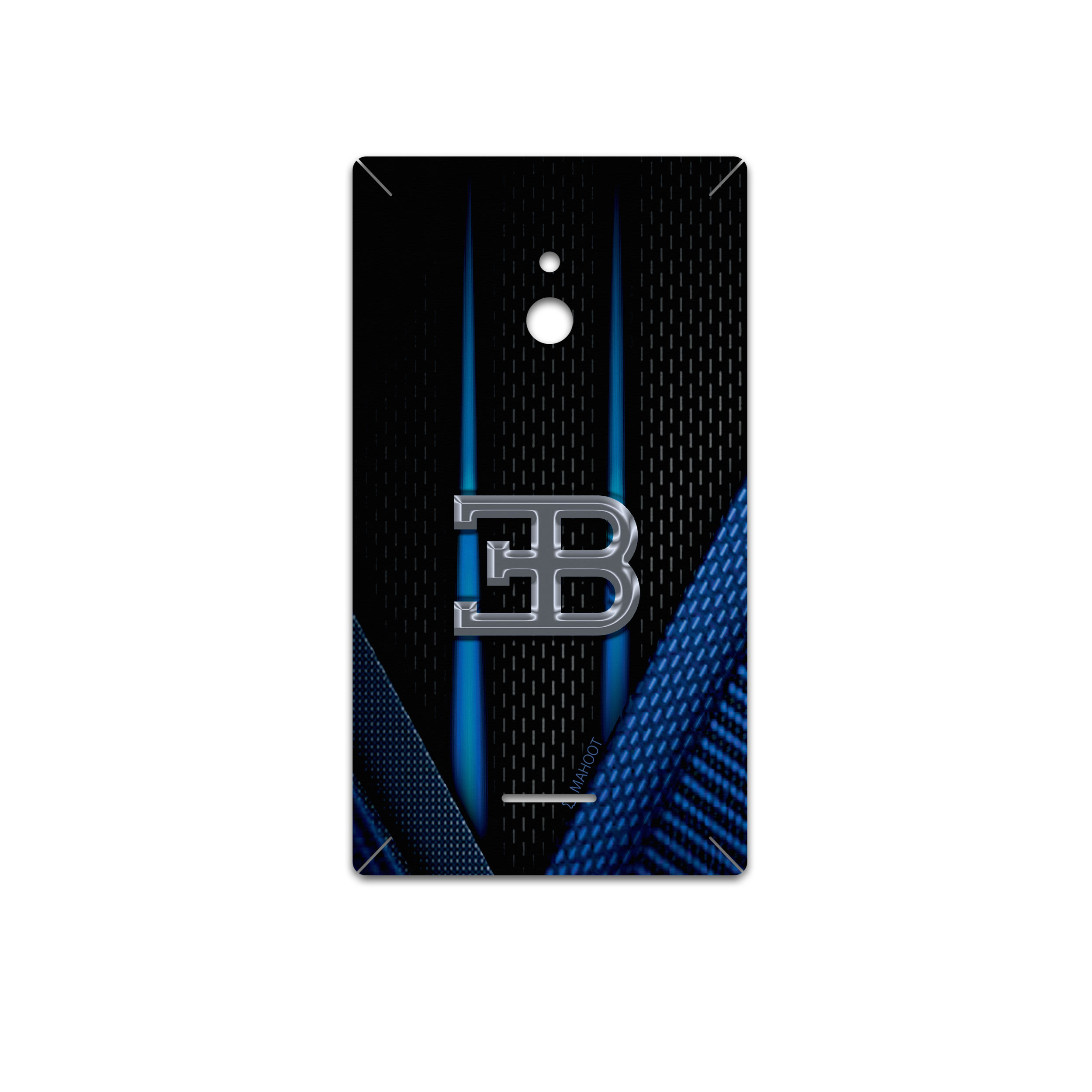 برچسب پوششی ماهوت مدل BUGATTI مناسب برای گوشی موبایل نوکیا XL