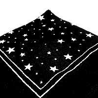 دستمال سر (دستمال گردن) باندانا طرح ستاره ای