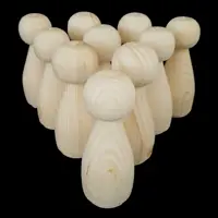 عروسک چوبی خام مدل خانواده من کد WDR05 مجموعه 10 عددی