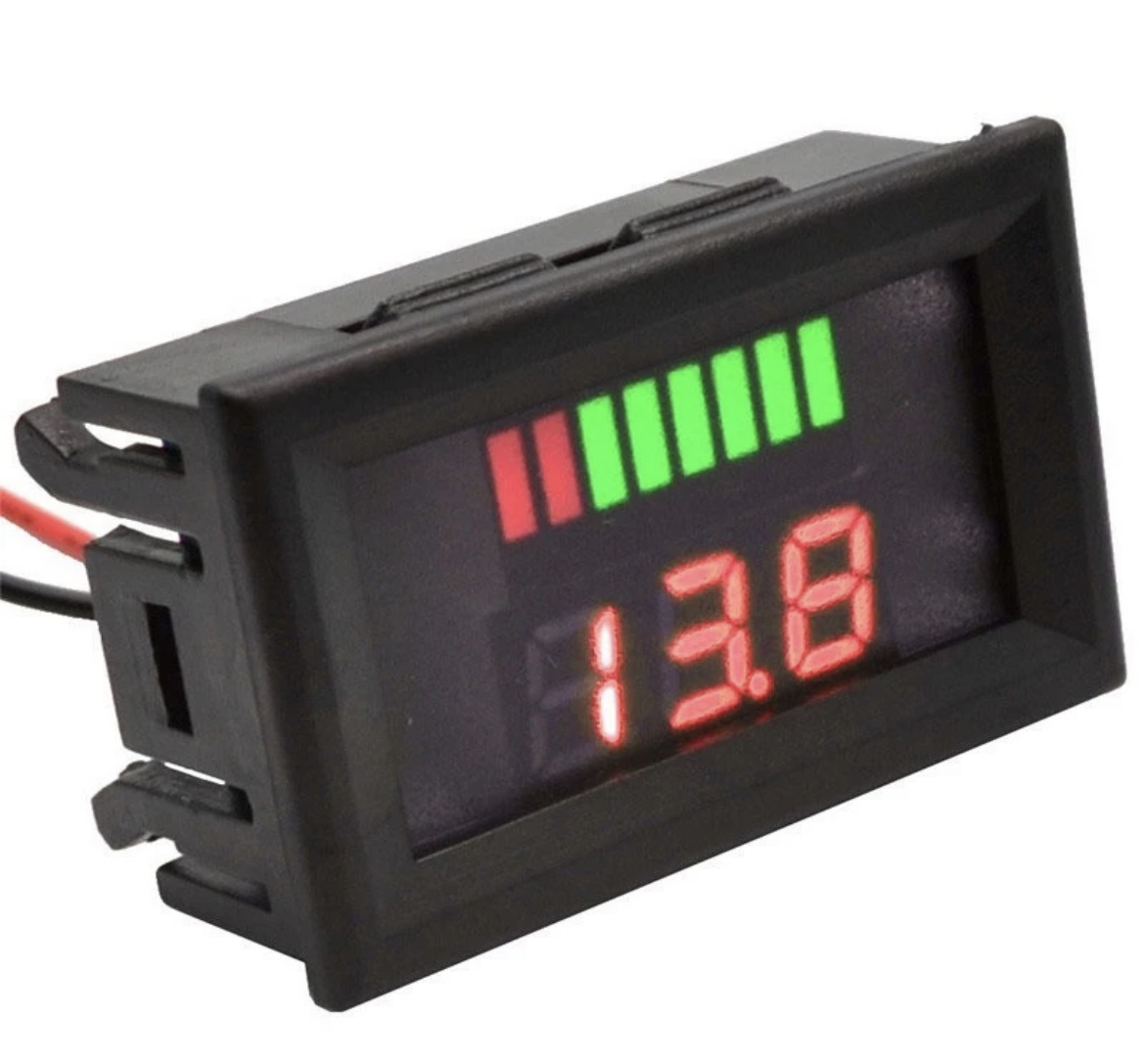 نمایشگر شارژ باتری خشک 12الی60v