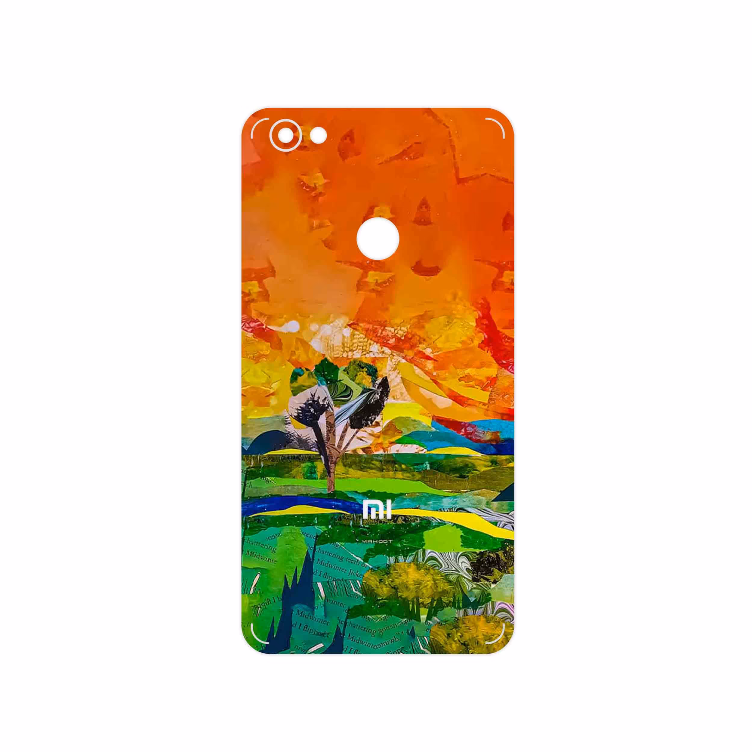 برچسب پوششی ماهوت مدل Collage of Painting مناسب برای گوشی موبایل شیائومی Redmi Note 5A Prime