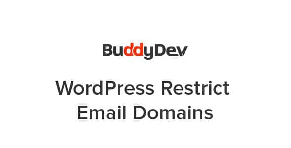 دانلود افزونه WordPress Restrict Email Domains برای وردپرس