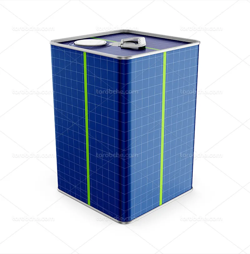 موکاپ PSD قوطی فلزی | گرافیک با طعم تربچه