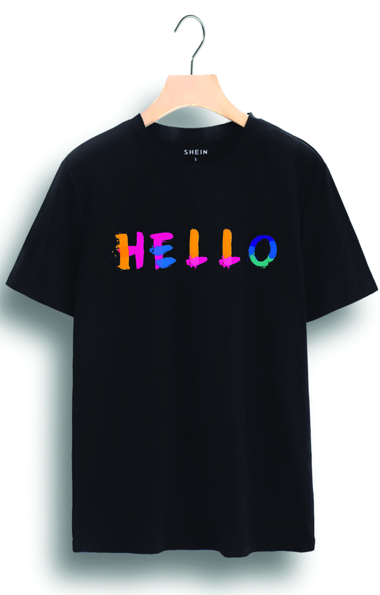 تیشرت پنبه طرح hello کد 3098
