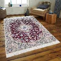 فرش دستباف یک و نیم متری مدل نایین D