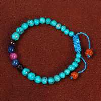 دستبند هفت چاکرا اسپرت کد 26965 - جواهری مشاهیر