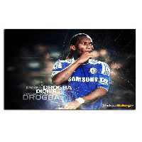 تابلو شاسی بکلیت طرح بازیکن فوتبال دیدیه دروگبا تیم چلسی SH-S6591