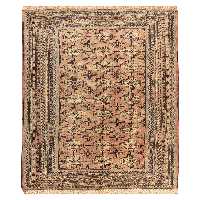 فرش دستبافت سه متری مدل ترکمن کد 40.1858