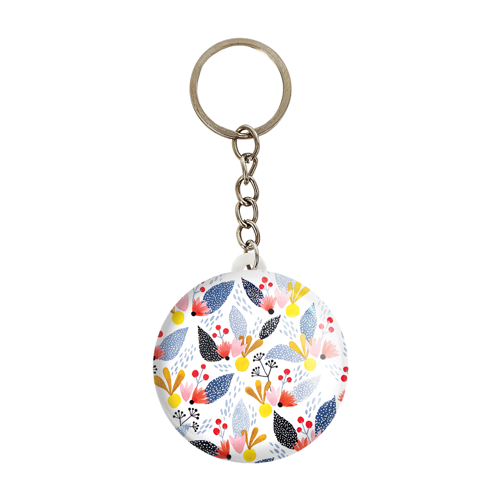 جاکلیدی خندالو طرح گل گلی کد 5455