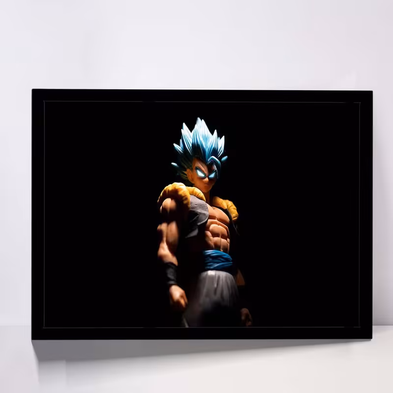 تابلو مدل goku glow کد F-12041 | دنیای قاب