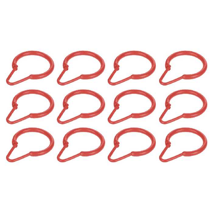 گیره پرده حمام فرش مریم طرح 1 بسته 12 عددی