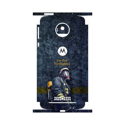 برچسب پوششی ماهوت مدل Firefighter-FullSkin مناسب برای گوشی موبایل موتورولا Moto Z