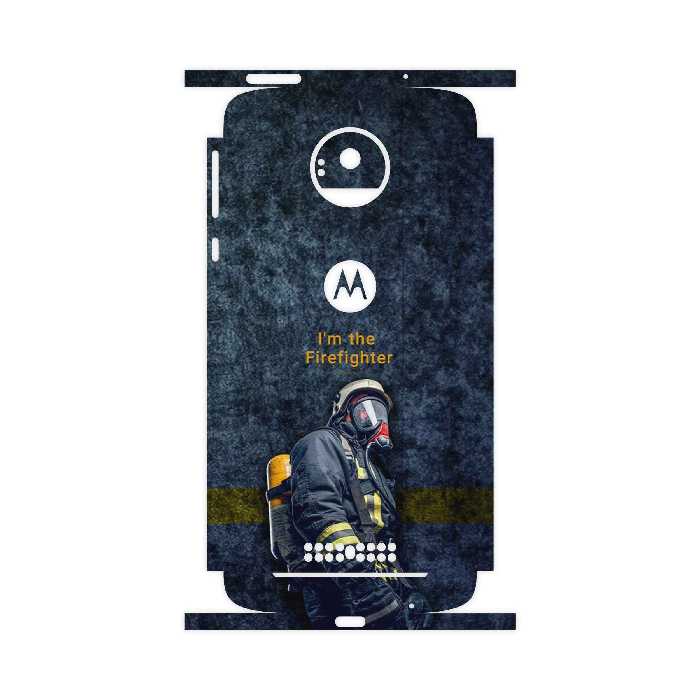 برچسب پوششی ماهوت مدل Firefighter-FullSkin مناسب برای گوشی موبایل موتورولا Moto Z