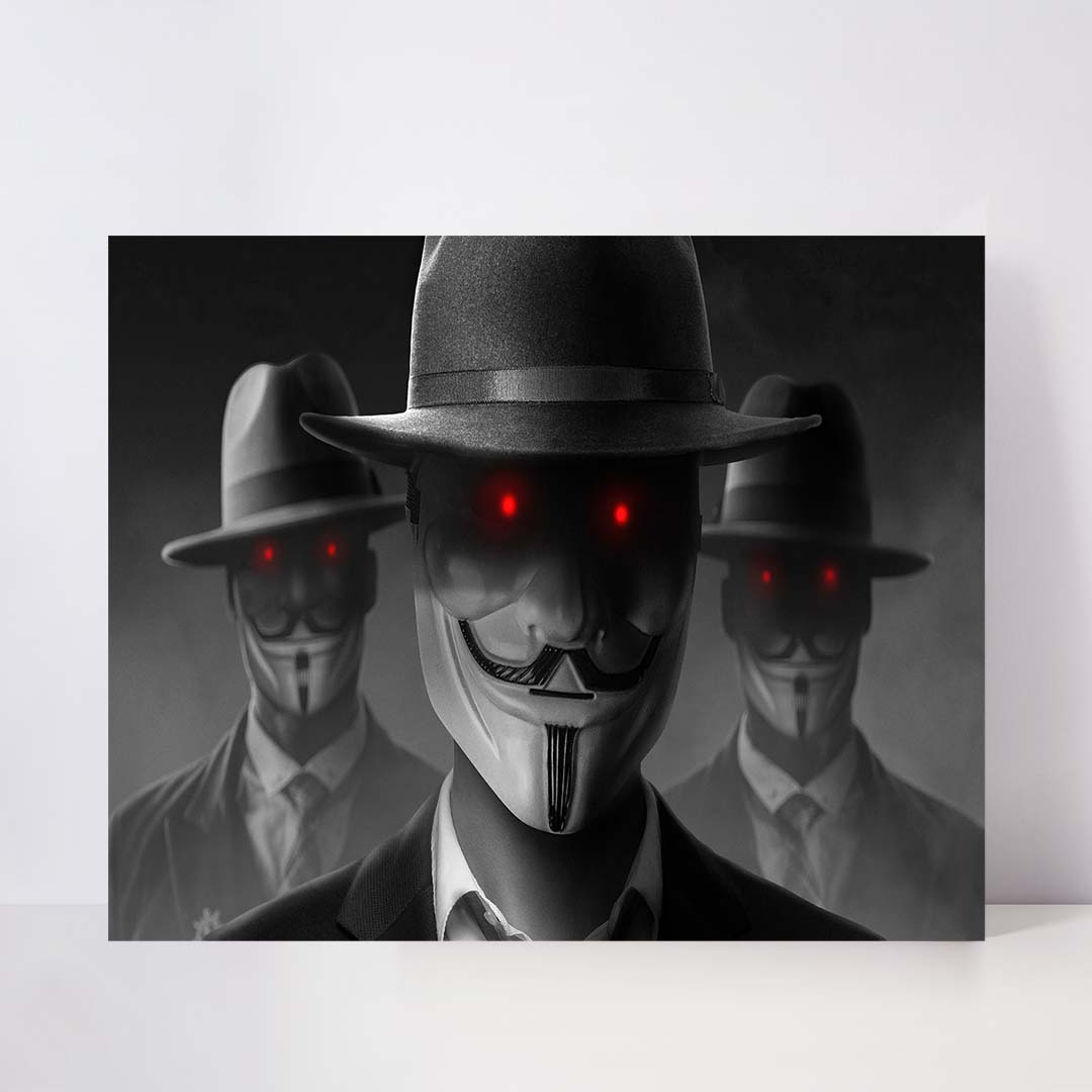 تابلو شاسی مدل anonymus boys کد S-10026