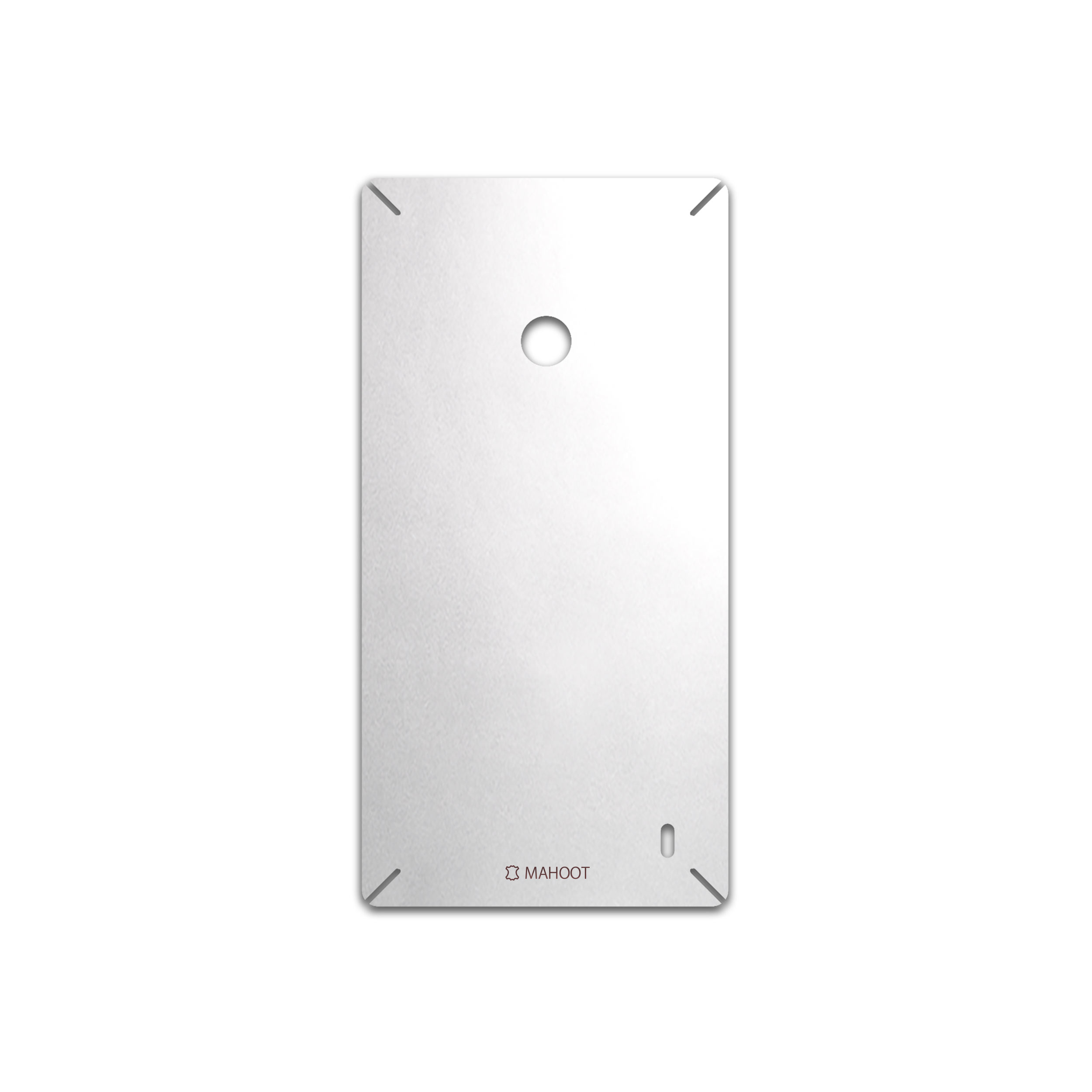 برچسب پوششی ماهوت مدل Metallic-White مناسب برای گوشی موبایل نوکیا Lumia 520