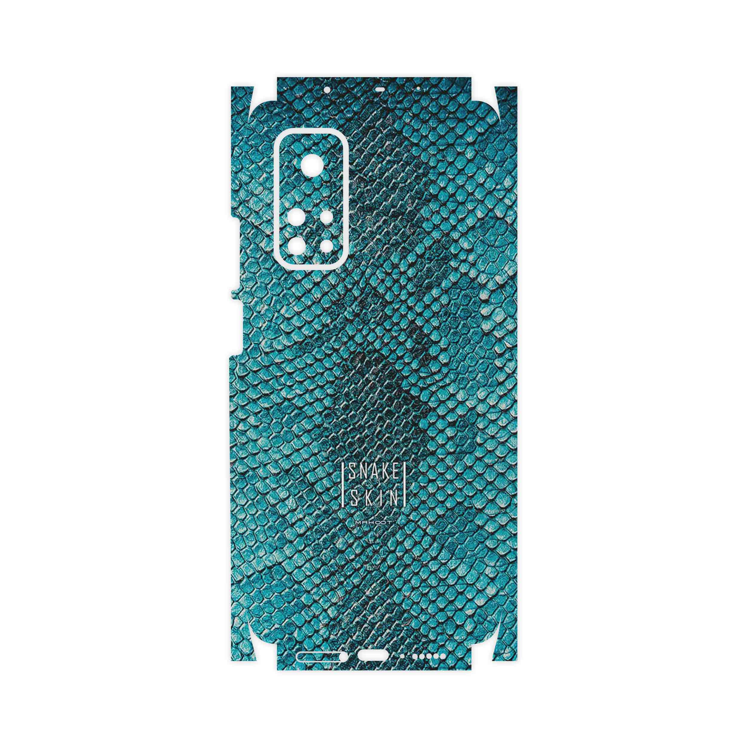 برچسب پوششی ماهوت مدل Blue Snake Skin-FullSkin مناسب برای گوشی موبایل شیائومی Mi 10T Pro 5G