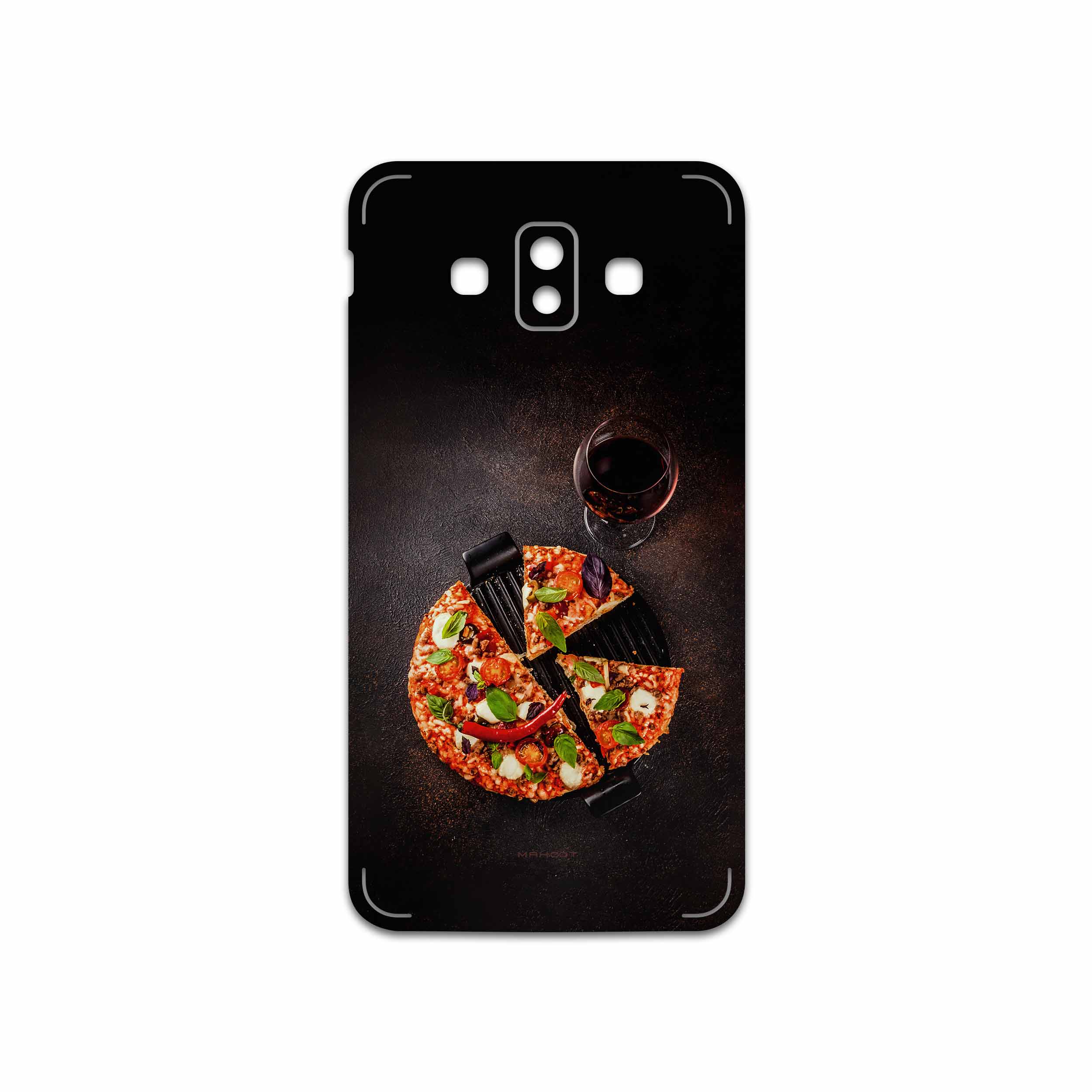 برچسب پوششی ماهوت مدل Pizza مناسب برای گوشی موبایل سامسونگ Galaxy J7 Duo
