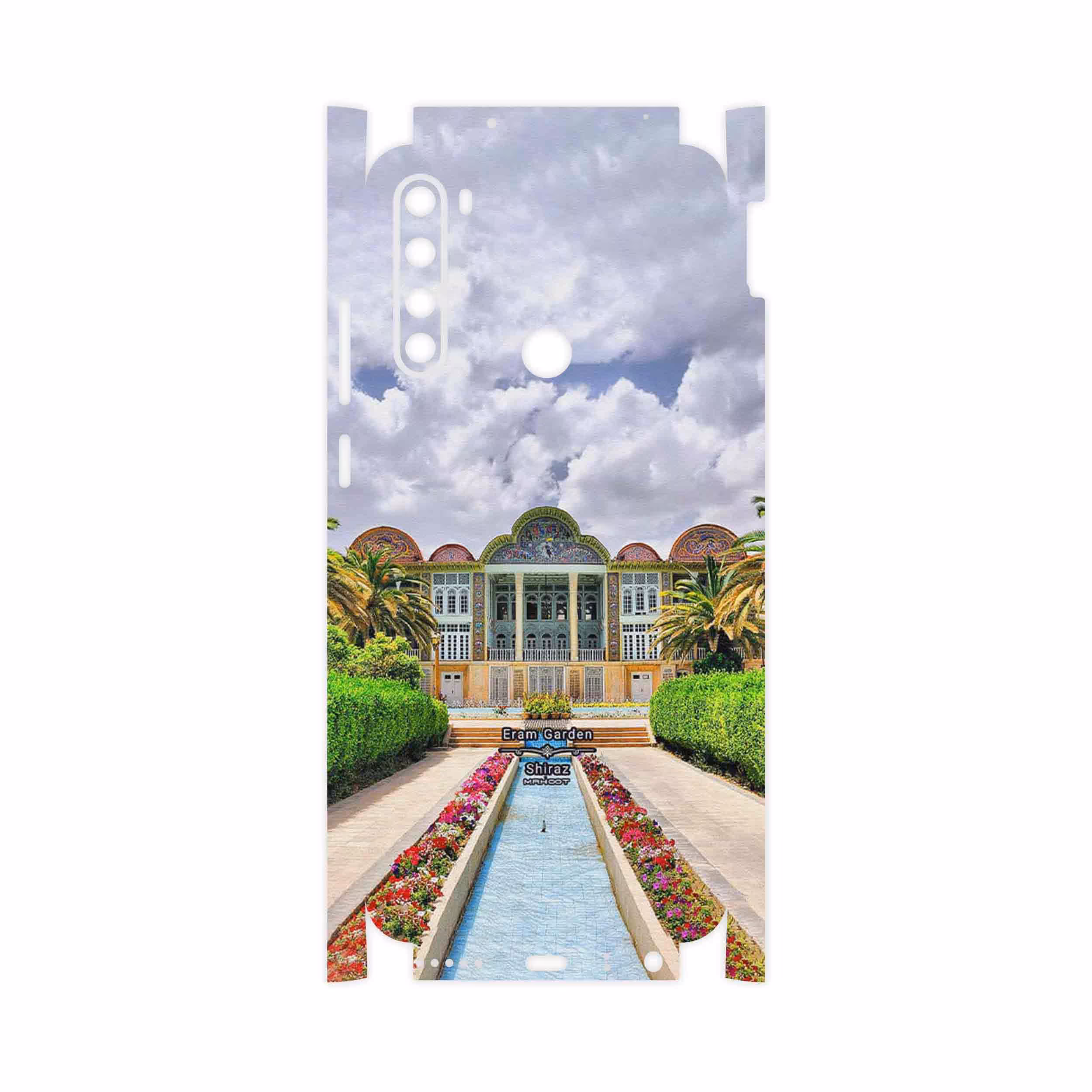 برچسب پوششی ماهوت مدل Eram garden-FullSkin مناسب برای گوشی موبایل شیائومی Redmi Note 8T
