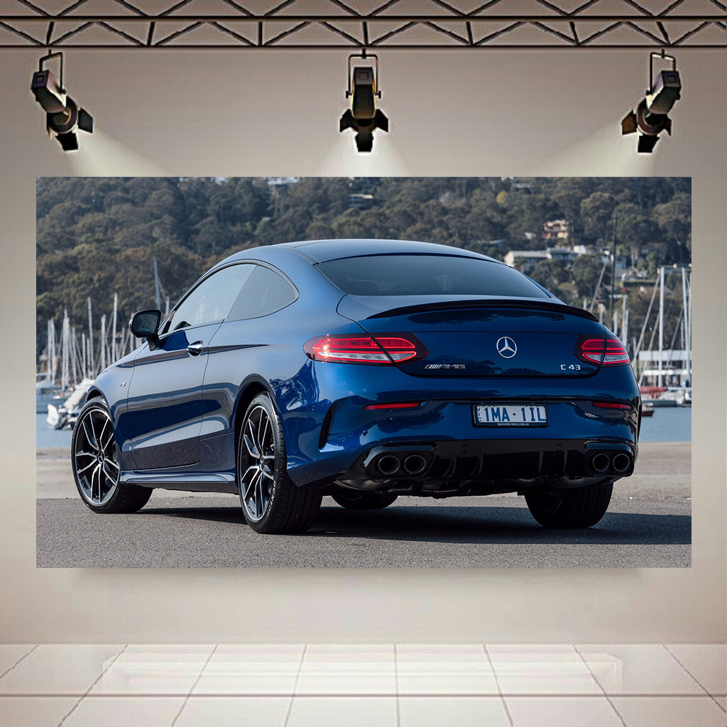 تابلو بوم طرح ماشین مدل مرسدس بنز C63s کد AR2710