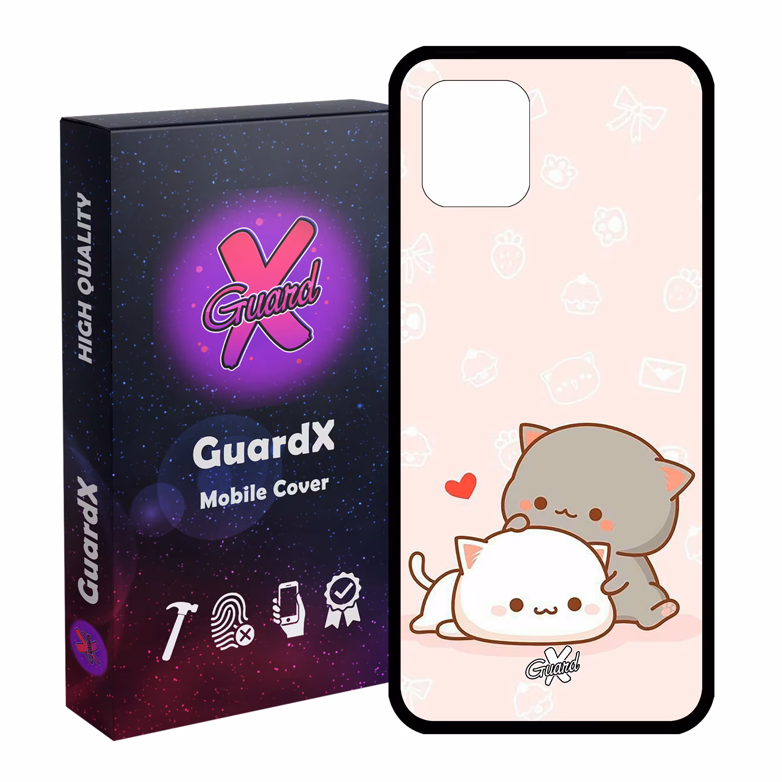 کاور گارد ایکس طرح Love مدل Glass10372 مناسب برای گوشی موبایل سامسونگ Galaxy Note 10 Lite / A81
