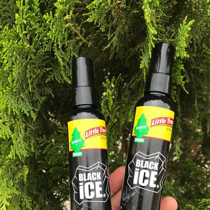 اسپری خوشبوکننده خودرو لیتل تریس مدل Black ICE وزن 110 گرم