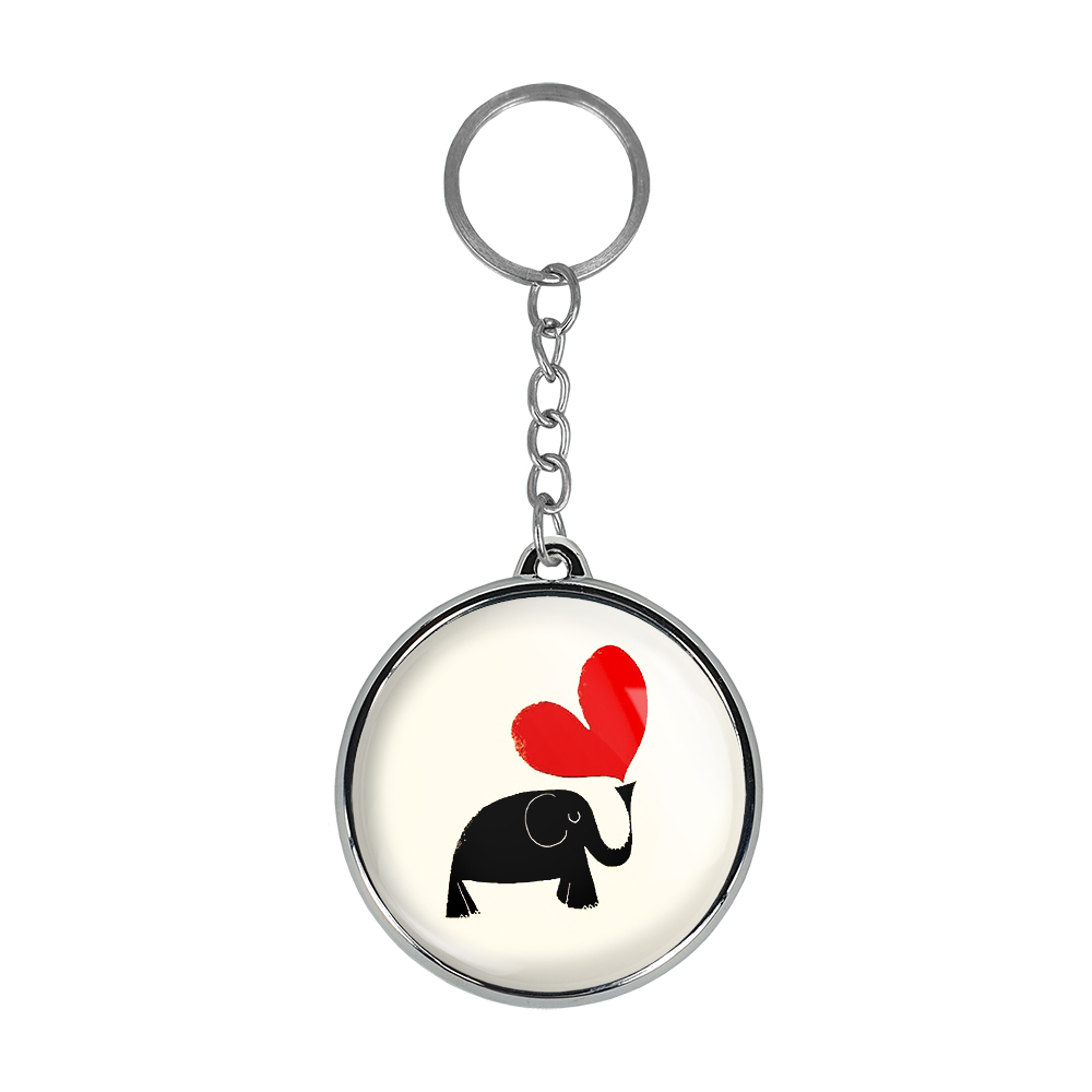 جاکلیدی خندالو طرح فیل مدل دوطرفه کد 51965035