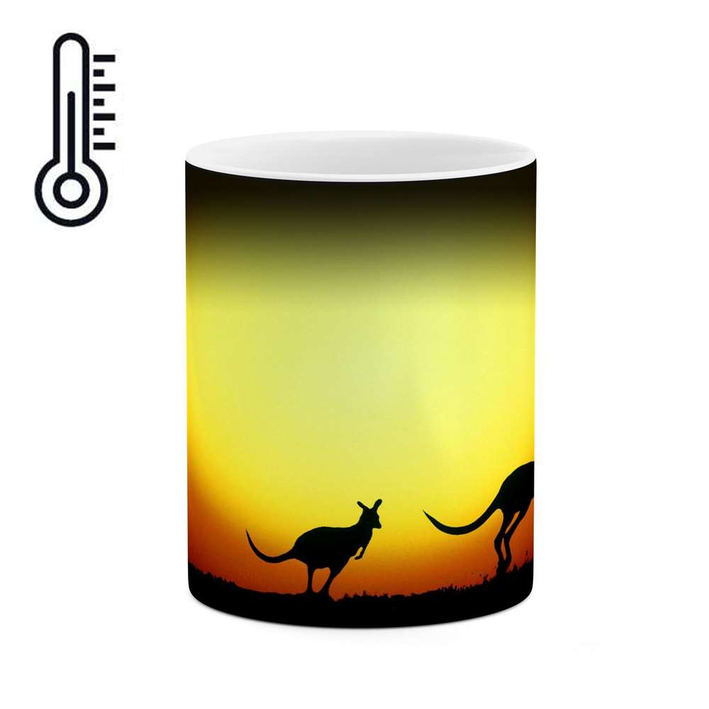 ماگ حرارتی کاکتی طرح کانگورو مدل mgh14346